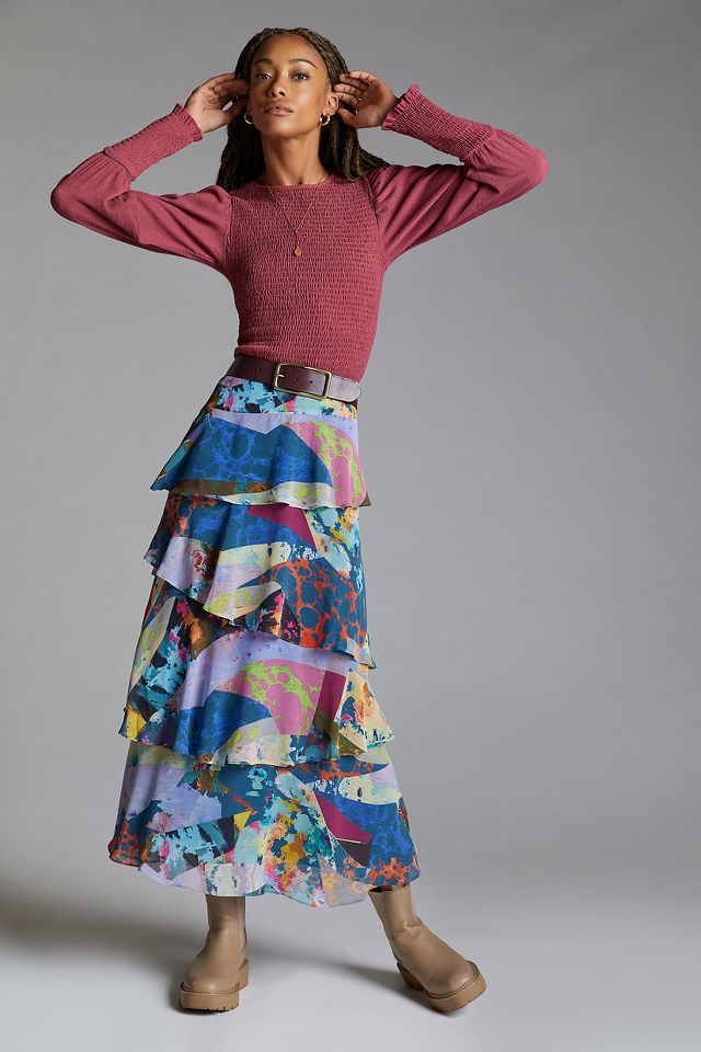 Maxi Tiered Skirt