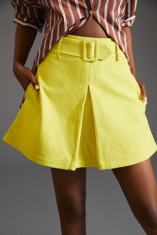 Maeve Belted Mini Skirt #1