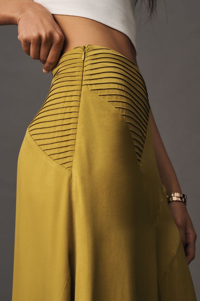 By Anthropologie Seamed Bias-Cut Slip Skirt #3
