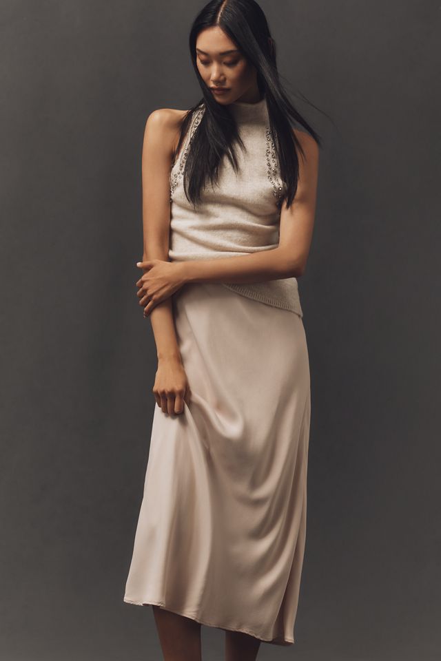 The Tilda Midi Slip Skirt #3