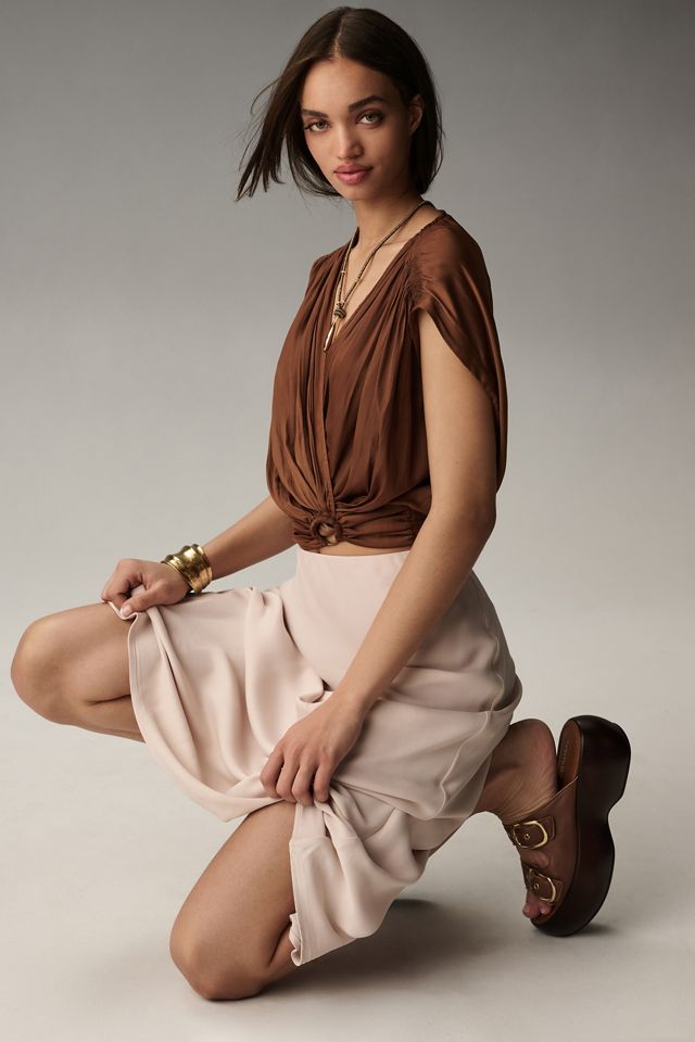 The Tilda Midi Slip Skirt #4