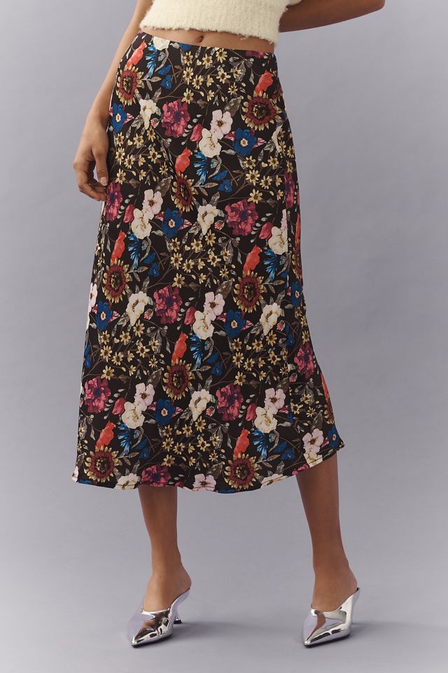 The Tilda Midi Slip Skirt by Anthropologie #2