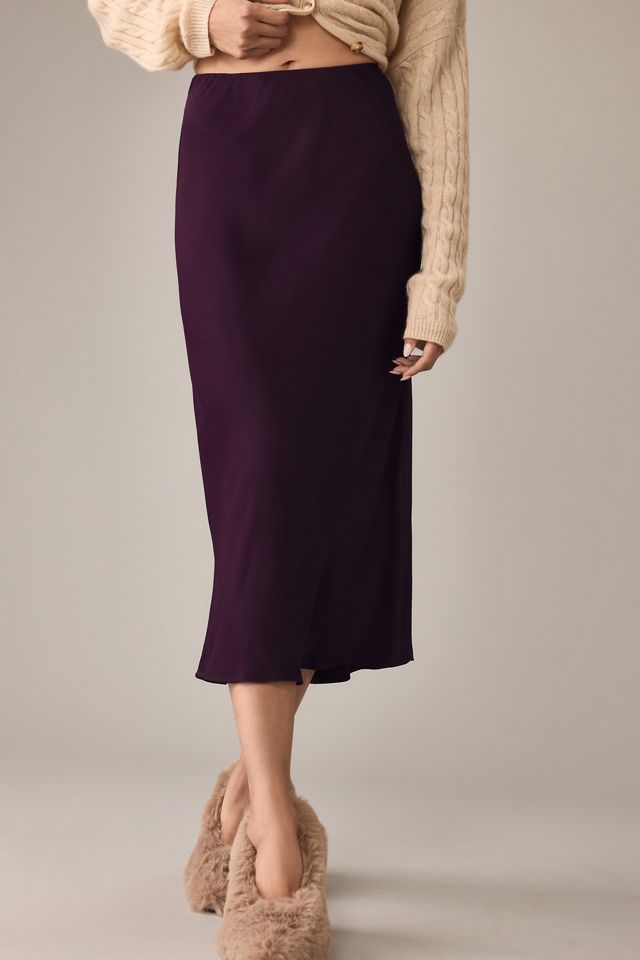 The Tilda Midi Slip Skirt by Anthropologie #1