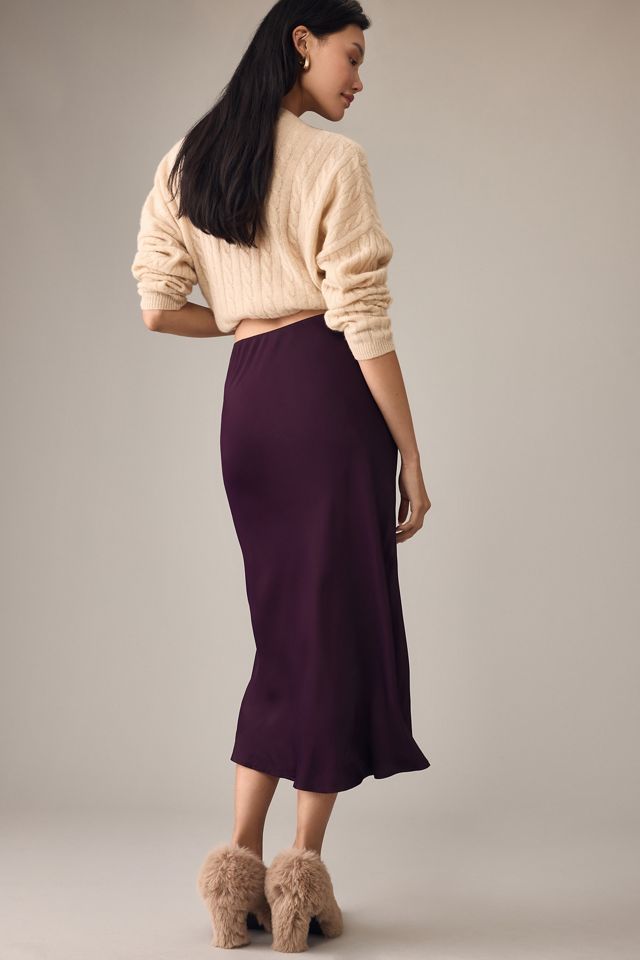 The Tilda Midi Slip Skirt by Anthropologie #2