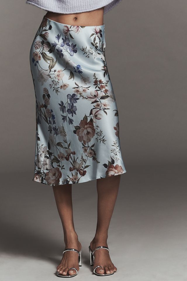 The Tilda Midi Slip Skirt by Anthropologie #2