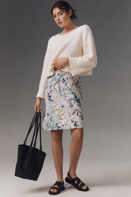 The Tilda Knee-Length Slip Skirt par taille: XS - By Anthropologie - Modalova