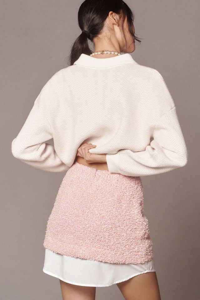 Maeve Tweed Mini Skirt #4