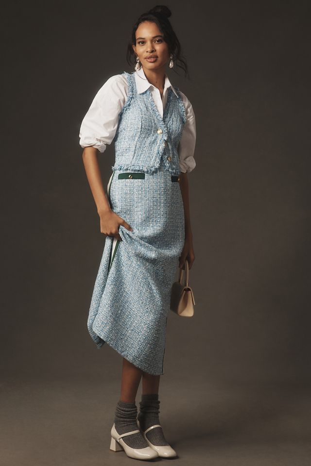Maeve Tweed Midi Skirt #2