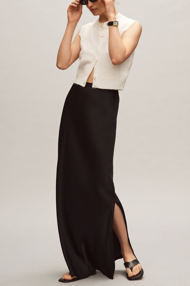 The Tilda Maxi Slip Skirt: Side-Slit Edition #4