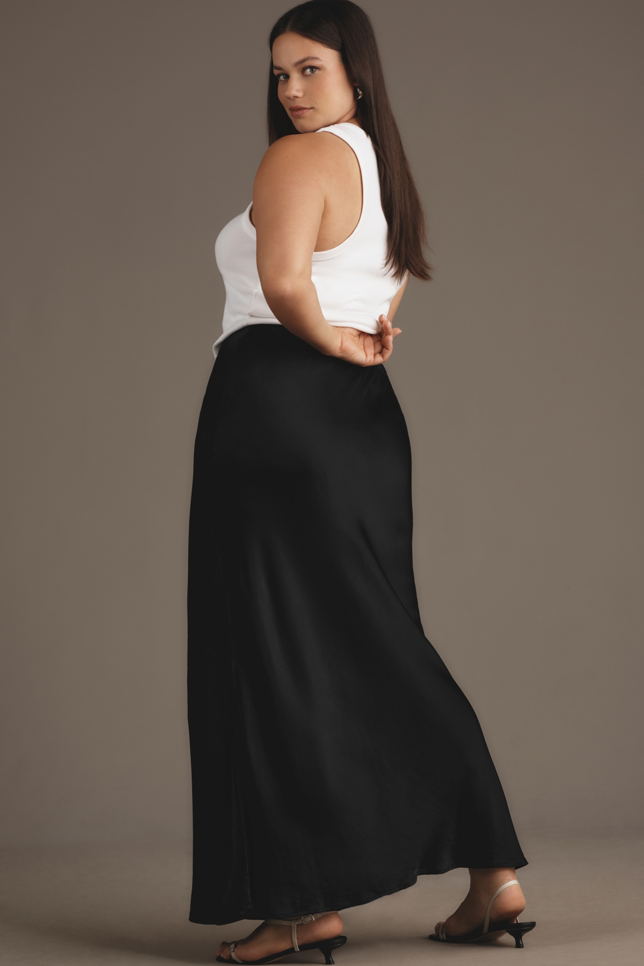 The Tilda Maxi Slip Skirt: Side Slit Edition