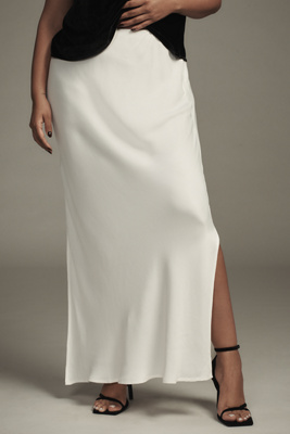 The Tilda Maxi Slip Skirt: Side-Slit Edition