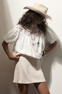 The Tilda Mini Slip Skirt