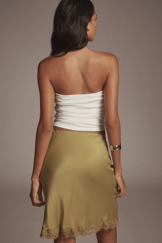 The Tilda Knee-Length Slip Skirt: Scallop Lace Edition #2
