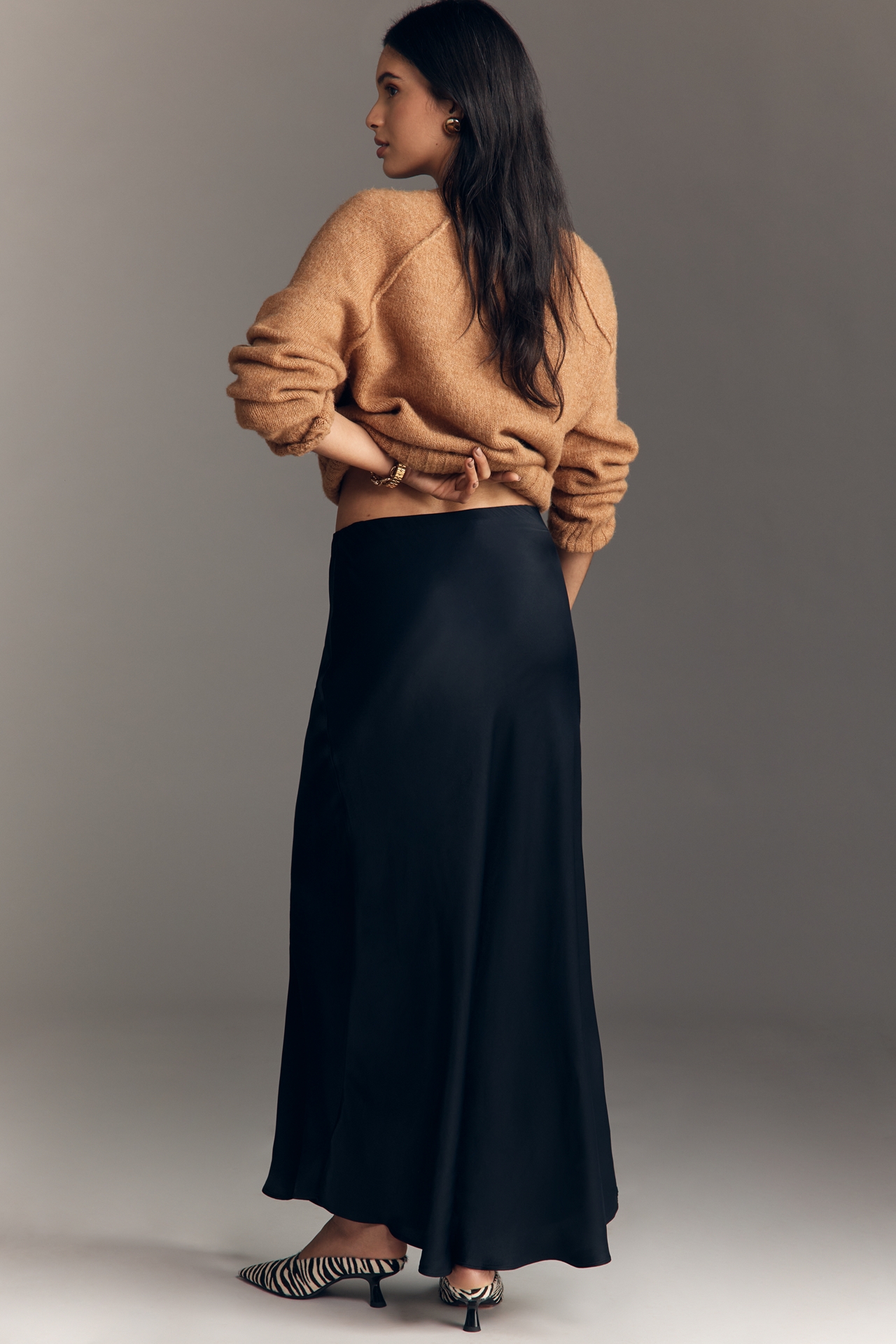 The Tilda A-Line Maxi Slip Skirt