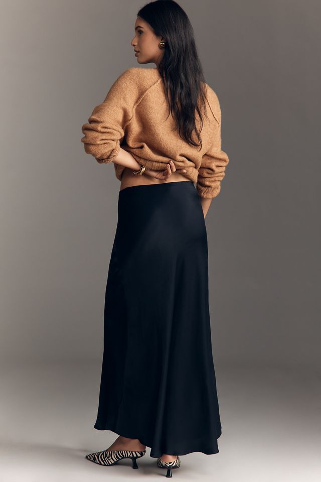 Tilda A-Line Maxi Slip Skirt | Anthropologie