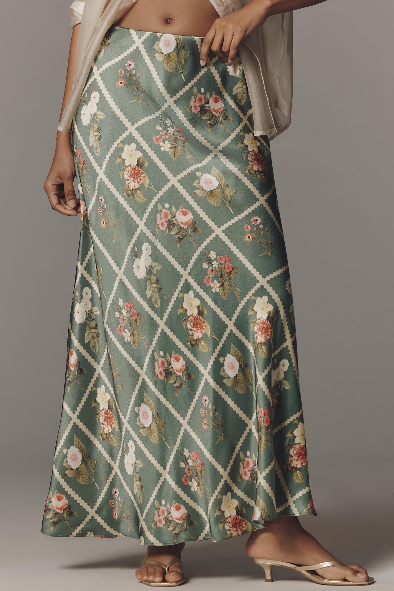 Tilda A-Line Maxi Slip Skirt