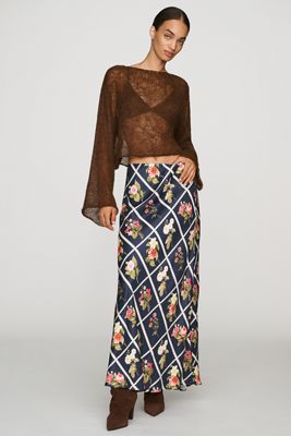 Tilda A-Line Maxi Slip Skirt