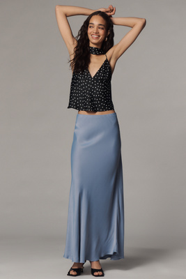 The Tilda A-Line Maxi Slip Skirt