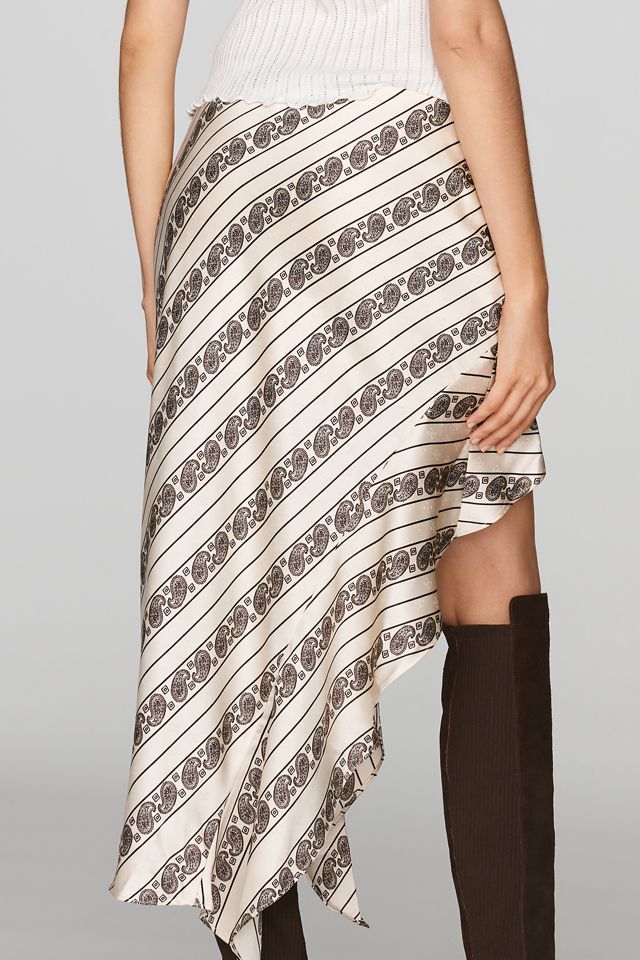 Maeve Asymmetrical Hanky-Hem Skirt #2