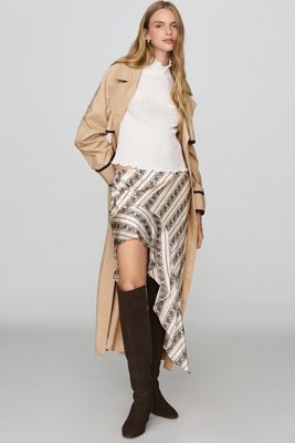 Maeve Asymmetrical Hanky-Hem Skirt