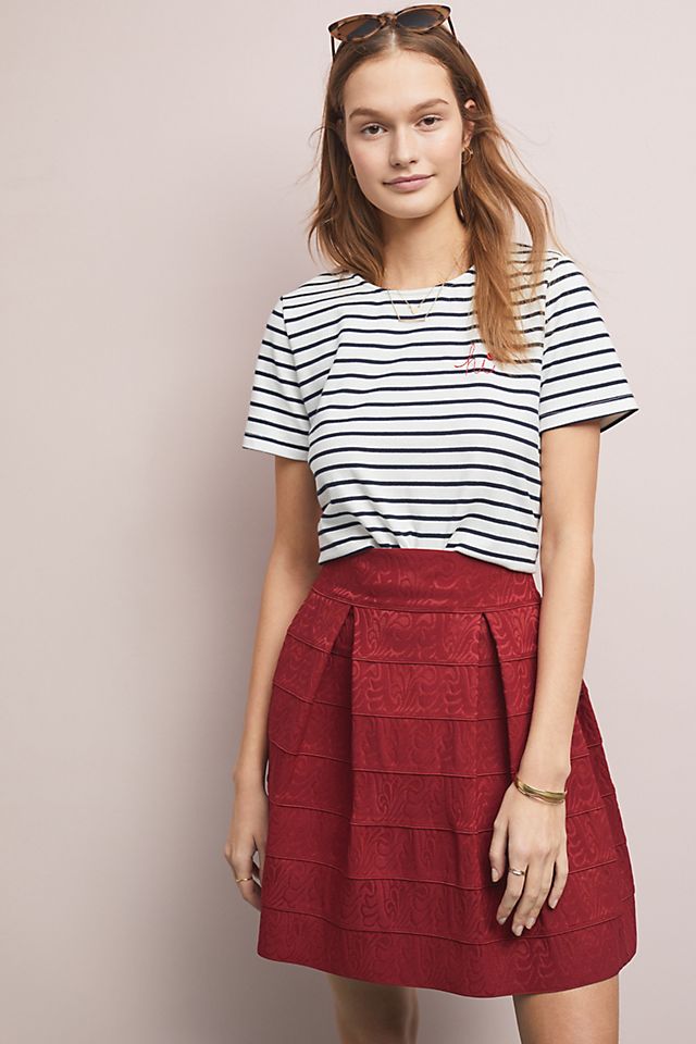 Scholastic Structured Skirt | Anthropologie