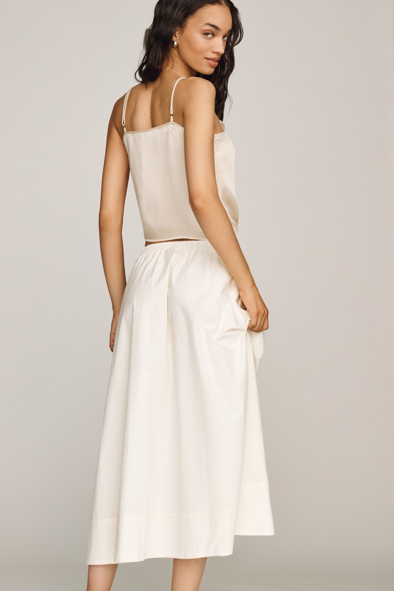 Find Me Now Cotton Full Maxi Skirt