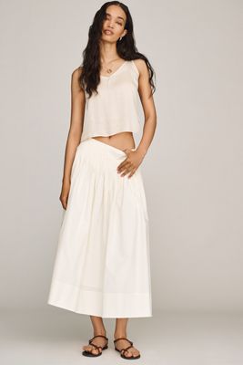 Find Me Now Cotton Full Maxi Skirt