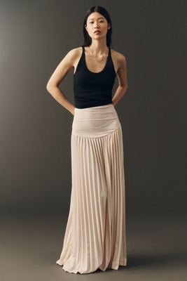 Field of Dreams Pleated Maxi Skirt