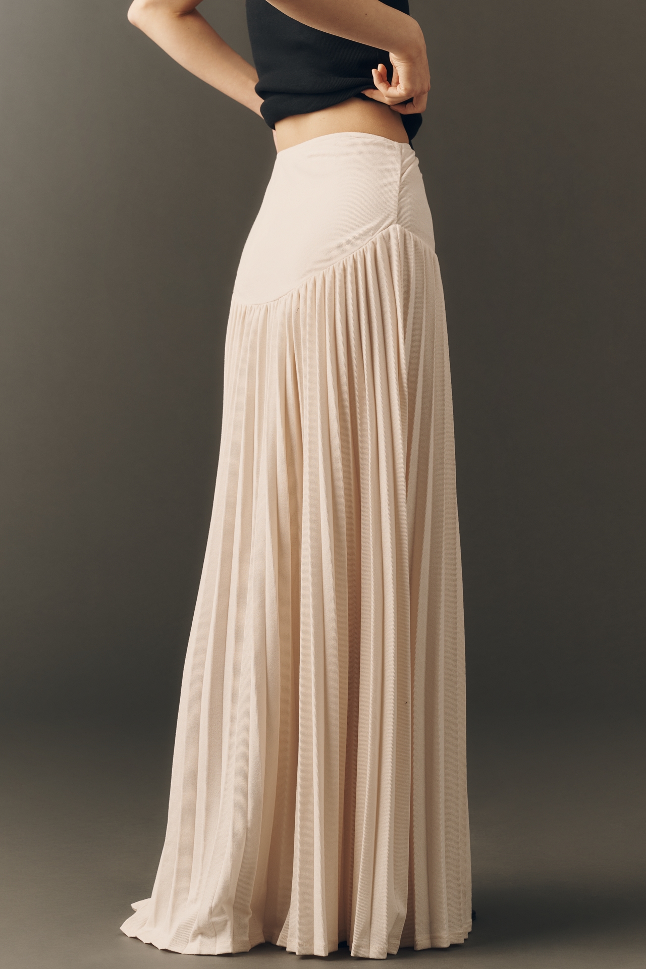Lioness Field of Dreams Pleated Maxi Skirt