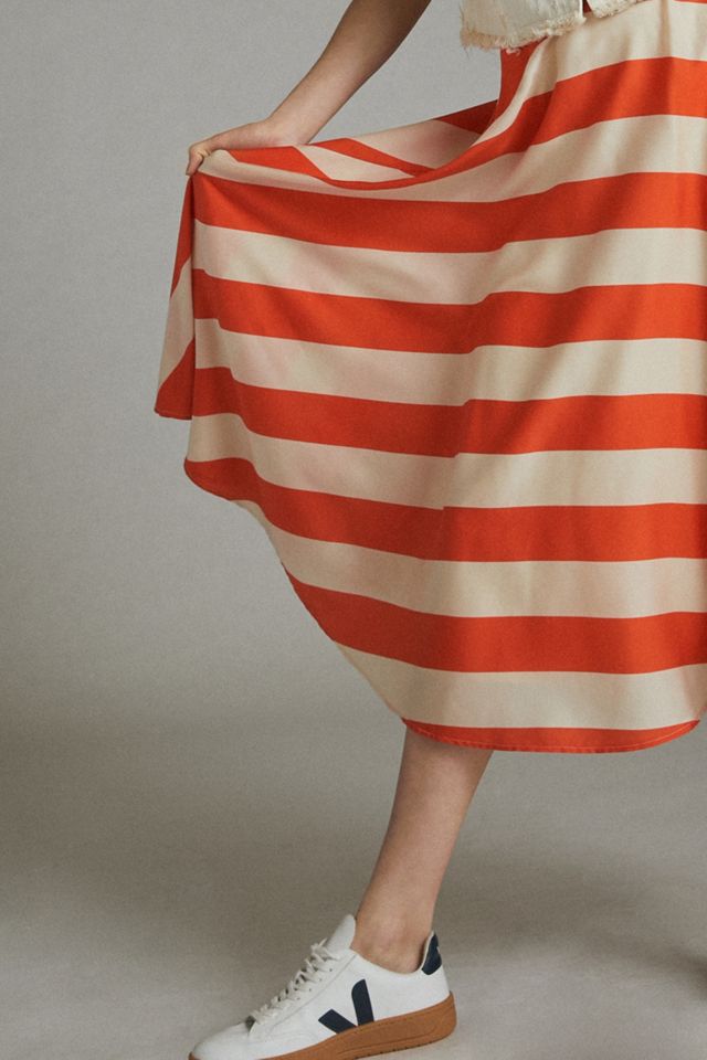 Ilsa Striped Midi Skirt #2