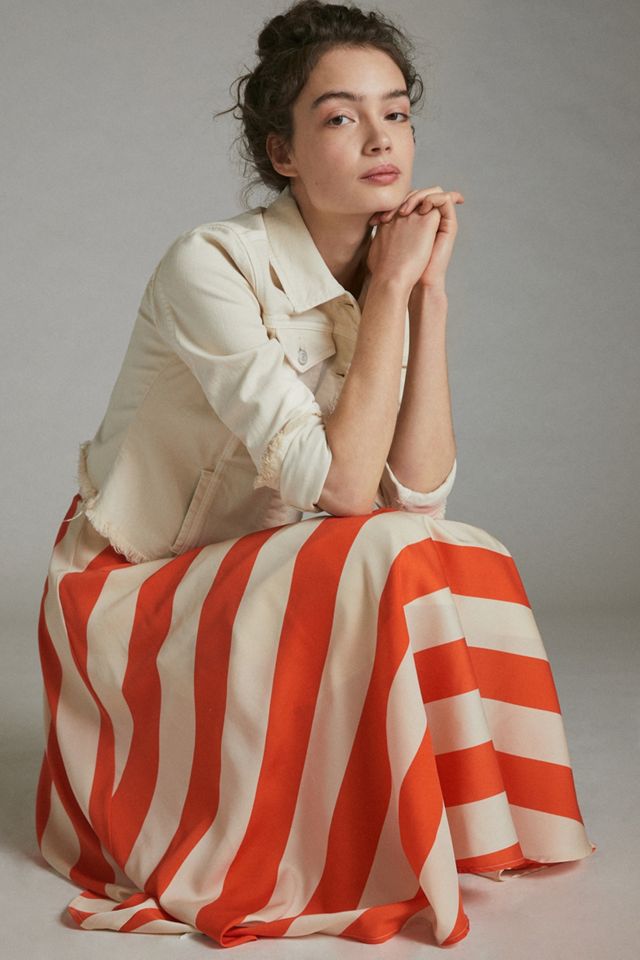 Ilsa Striped Midi Skirt #3