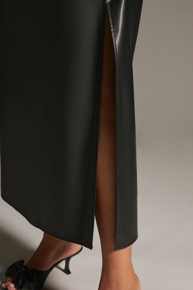 Mare Mare x Anthropologie Faux Leather Skirt #8