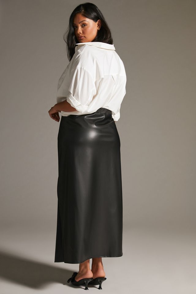 Mare Mare x Anthropologie Faux Leather Skirt #9