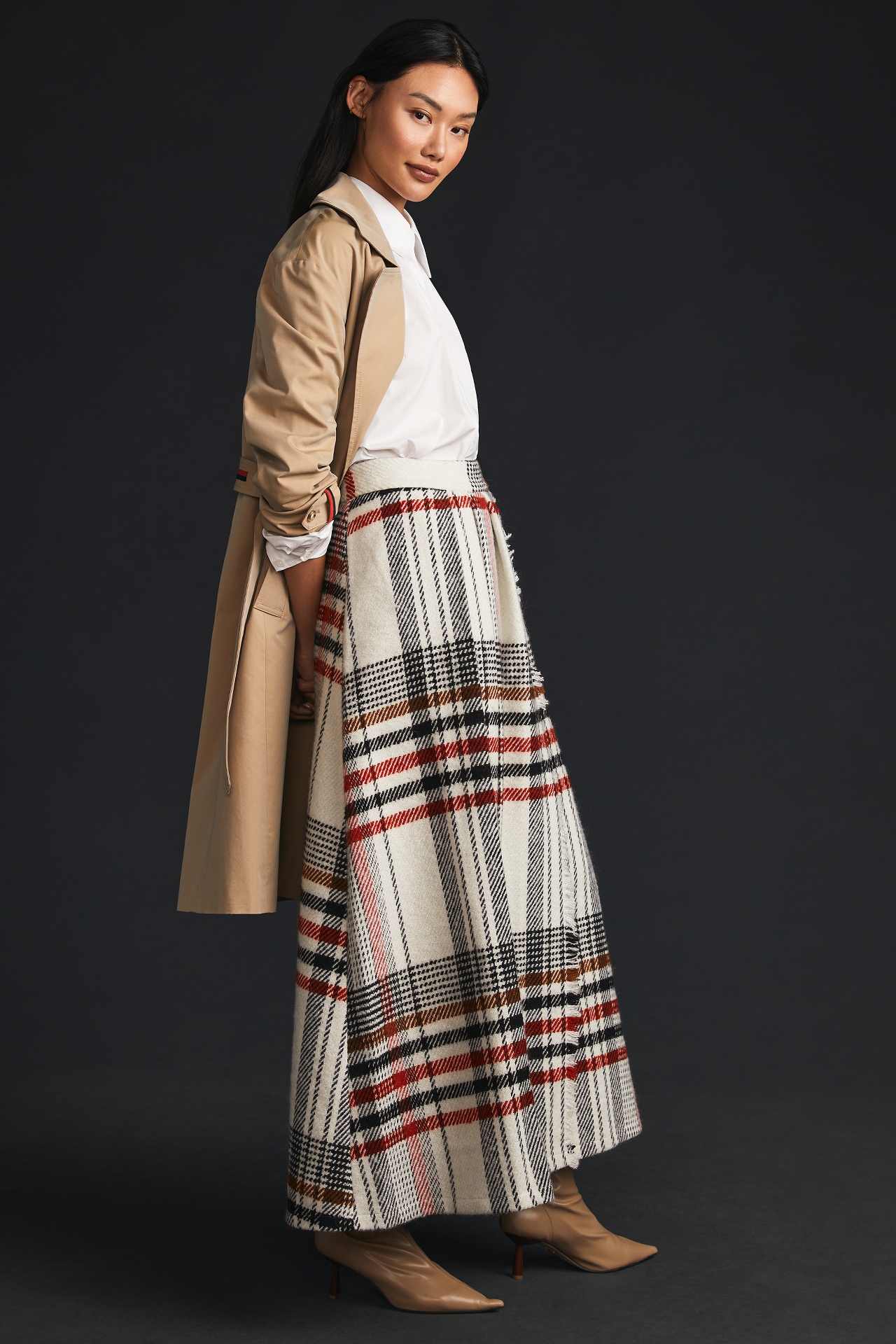 Mare x Anthropologie Blanket Maxi Skirt