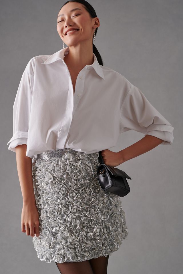 Mare Mare 3-D Sequin Mini Skirt #2