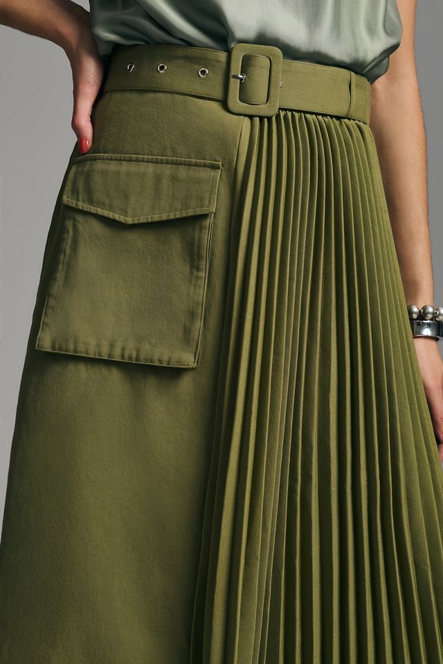 Mare Mare x Anthropologie Pleated Cargo Skirt #4