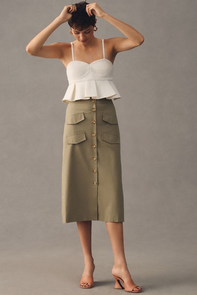 Gonna Utility Abbottonata Mare Mare x Anthropologie #2