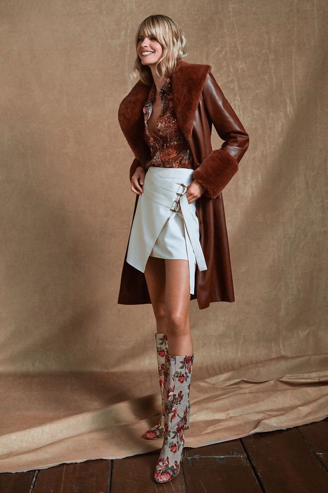Mare Mare x Anthropologie Belted Mini Skirt #1