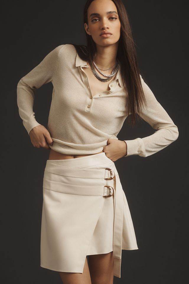 Mare Mare x Anthropologie Belted Mini Skirt #3