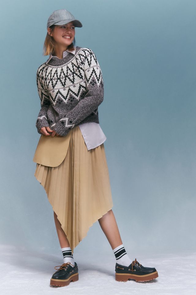 Mare Mare x Anthropologie Pleated High-Low Skirt #5
