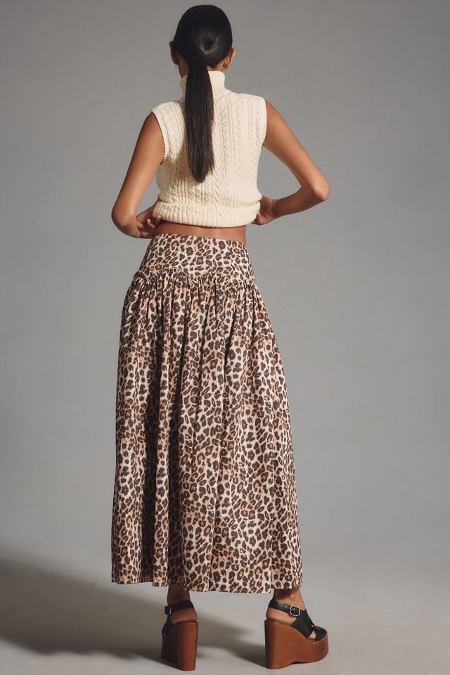 Mare Mare x Anthropologie Basque-Waist Maxi Skirt #2