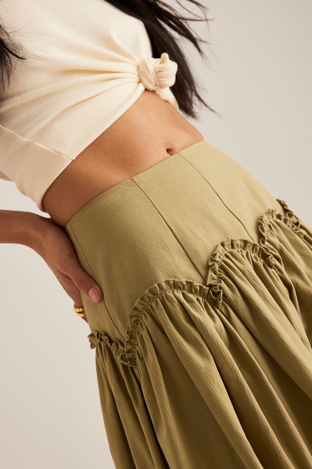 Mare Mare x Anthropologie Basque-Waist Maxi Skirt #4