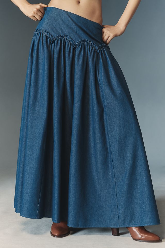 Falda Maxi de Cintura Vasca Mare Mare x Anthropologie #2
