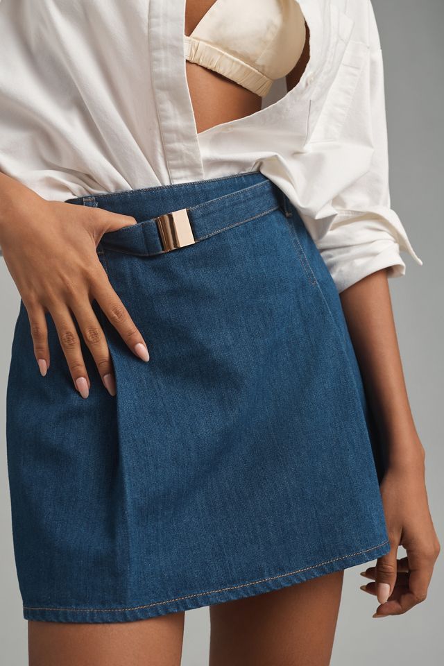 Minigonna in Denim con Cintura Mare Mare x Anthropologie #1