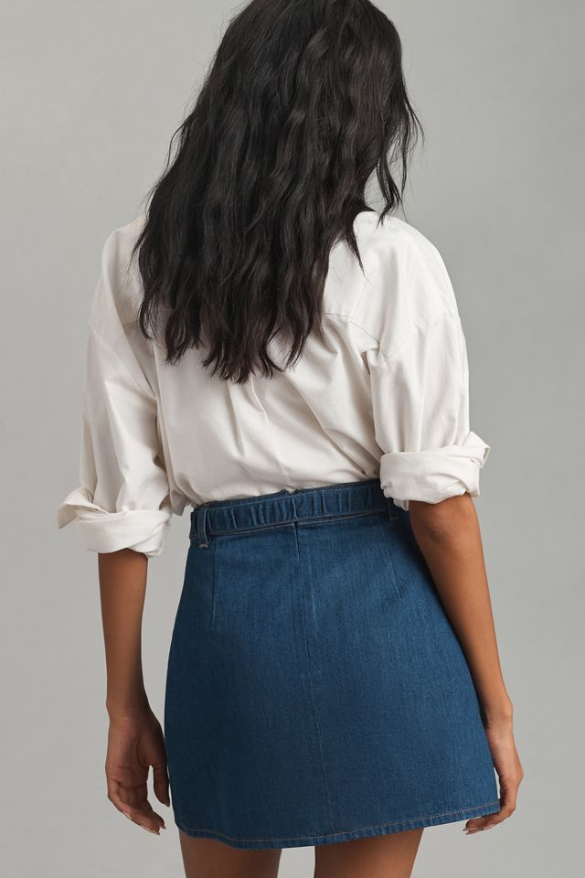 Minigonna in Denim con Cintura Mare Mare x Anthropologie #2