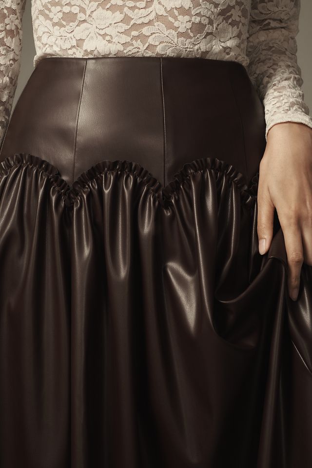 Mare Mare x Anthropologie Basque-Waist Maxi Skirt #3