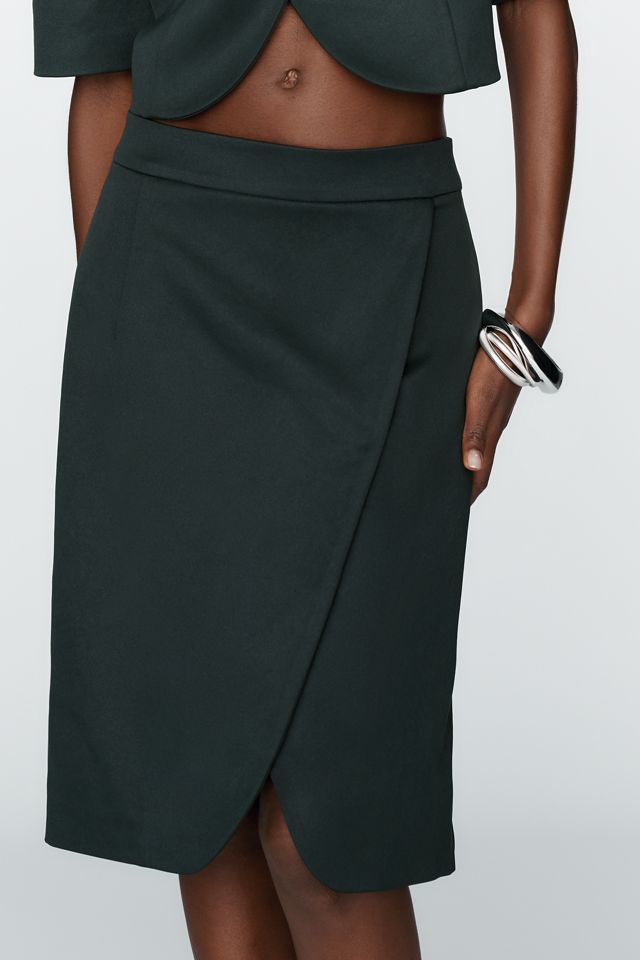 Mare Mare Tulip Hem Knee Length Skirt #1