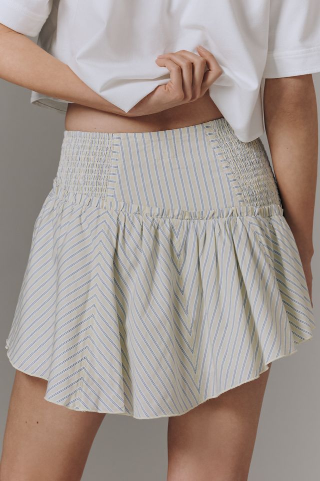 Maeve Asymmetric Flounced Mini Skirt #2