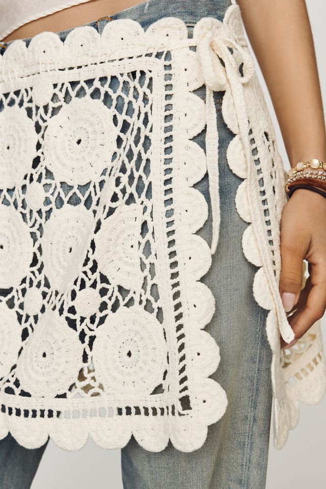 Muse Assembly Mildred Cotton Crochet Skirt #1