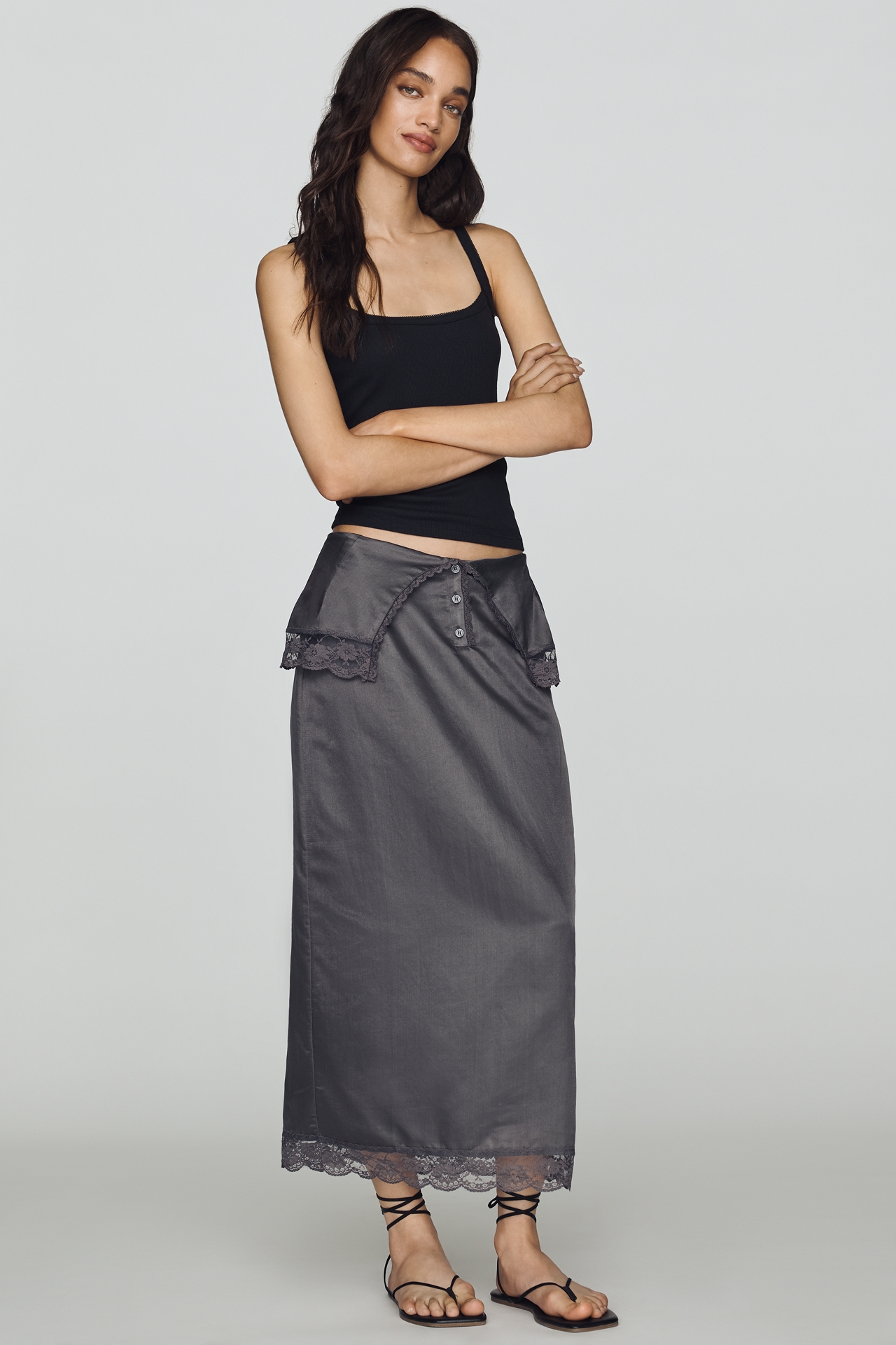 Muse Assembly Polly Midi Skirt